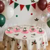 Banner de fiesta de Santa Claus transfronterizo, caricatura, ambiente festivo, bandera de cumpleaños, decoración para pastel