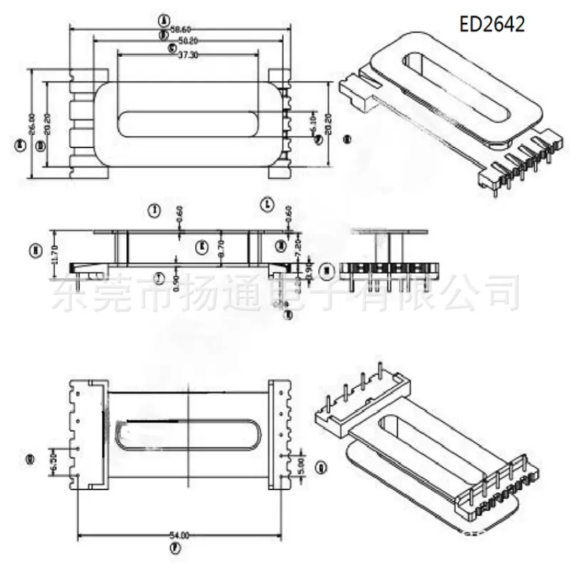 ED2642  0.42  0.46  0.5