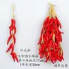 Pimiento Rojo Maíz Falso Ajo Cacahuetes Verduras Frutas Restaurante de Granja Patio Modelo Decoraciones Decoraciones de Cuerda Colgantes