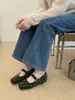 Zapatos Mary Jane de Plataforma Retro con Punta Cuadrada y Piel para Mujer 2026 Nuevos Zapatos de Algodón Cálido con Felpa Otoño/Invierno Zapatos Individuales