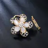Broche de Traje Floral de Perlas para Mujer, Accesorio de Ropa Versátil, Pin de Fijación Anti-Exposición, Hebilla de Broche Anti-Exposición