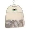 Organizador de calcetines, perfecto para dormitorios y armarios: bolsa de malla colgante para ropa interior y calcetines, organizador de almacenamiento de mesita de noche