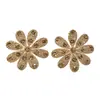 Pendientes, tachuelas, pendientes florales, pendientes de venta caliente transfronterizos, lujo ligero, sensación de alta gama, pendientes exagerados, pendientes para mujer, tachuelas para mujer