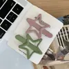 Presilha de Pato Colorida Básica Versátil Estrela Nuvem Metal Fosco Presilha de Cabelo Simples Elegante High-End Presilha para Cabelos Quebrados para Mulheres