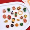 Ruyi auspicioso con cuentas Año Nuevo Chino Aleación Goteo de Aceite Pulsera Colgante Hecho a Mano DIY Accesorios Pequeños Regalos