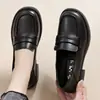 Mais Vendido 2026 Outono Novo Moda Feminina Estilo Britânico Versátil Casual Confortável Mocassins com Solado Macio e Cabedal Macio