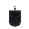 Venta caliente transfronteriza Nuevo llavero de PU para coche RFID antirrobo funda para llave de cepillo bolsa de protección de señal para teléfono móvil bolsa antimagnética