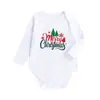 Enterizo Navideño Clase A Otoño Color Sólido Holgado Bebé Recién Nacido Triángulo Traje de Gateo Mameluco de Manga Larga