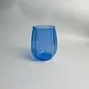 2025 Nova Exportação Copo de Vinho Tinto de Plástico Colorido Doméstico Redondo Barrigudo Copo Pétala Copo de Suco Copo de Mousse