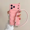 Capa de Celular Jaqueta Puffer 3D Ondulada Outono Inverno Adequada para iPhone 17 Pro Max, Estilo Coreano Capa Protetora Apple 16P