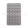 Ventosa de silicone de 24 grãos Preto Adesivo Simples Copo de Sucção Antiderrapante Case de Telefone Celular Portátil Titular Quadrado