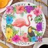 Decoração de Festa Flamingo Transfronteiriça Guardanapo de Papel Restaurante Ocidental Papel Toalha Textura Estéreo em Relevo Papel Toalha Quadrado Fabricante Impressão