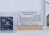 Producto de gran venta transfronteriza: Tabla Periódica de los Elementos Químicos de Secundaria Regalo de Cumpleaños Decoración de Escritorio para Aprendizaje Adorno, en Stock para Entrega Rápida
