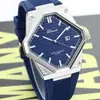Reloj Personalizable para Hombre, Moderno Deportivo con Esfera en Forma de Diamante, Luminoso, Calendario Simple de Roble, Resistente al Agua, Reloj Genuino para Hombre
