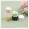 Botella de esmalte de uñas en gel negro 15ml botella de muestra de crema botella de crema facial rosa 15g botella de ungüento amarillo botella de lápiz labial