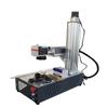Máquina de marcado láser de fibra óptica portátil de columna eléctrica 30W para letreros de joyería de oro y plata, máquina de marcado láser 50W