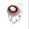 Anillo de moda transfronterizo de Europa y Estados Unidos, joyería de lujo con incrustaciones de cobre y circonitas, anillo para mujer al por mayor
