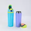 Taza Térmica Doble para Bebidas Owala Estilo Mismo de Amazon, Bolso de Exterior, Taza para Fruta, Gran Capacidad, Taza de Rebote para Beber Directamente