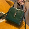 Bolso de piel auténtica para mujer, novedad de 2024, moderno y retro, bandolera de alta gama, versátil y versátil.