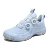 Novos Sapatos de Badminton Rotativos Transfronteiriços 2025 para Homens e Mulheres, Estudantes do Ensino Médio, Sapatos Profissionais de Tênis de Mesa para Adultos