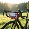 Nova Bolsa de Guidão de Bicicleta Transfronteiriça, Acessórios para Bicicleta de Montanha, Bolsa de Ciclismo, Bolsa para Celular com Tela Sensível ao Toque