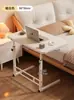 Mesita de noche para dormitorio Mesa pequeña para ordenador Mesa pequeña Simple Casa de alquiler Extraíble Dormitorio de chicas Hogar pequeño Escritorio elevable