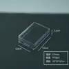 Caixa de Embalagem para Joias de Colar, Caixa de Armazenamento Longa de Acrílico Transparente, Exibição de Amostras Minerais, Em Estoque, Personalizável com Logo