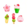 Pastel de Postre Macarrón Flor de Cerezo Corazón de Niña Pegamento de Crema Adhesivo para Refrigerador Diy Pasador Cordón para el Cabello Accesorios de Resina