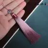 Accesorios de joyería DIY nudo mandala borla fleco colgante de rayón liso estilo antiguo marcapáginas borla colgante de bolsa