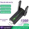 Nova dupla frequência 2. 4g5.8g1300m placa de rede sem fio drive-free 1300m transmissor de recepção de sinal WiFi sem fio