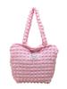 Bolso de mujer 2023 nuevo bolso de hombro de flor de burbuja moderno que combina con todo lindo bolso tote de otoño e invierno bolsos transfronterizos
