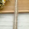 Múltiples Estilos de Cuerda de Cáñamo Blanca Trenzada con Cintas, Rollos de Tela de Cáñamo para Decoración Navideña DIY Creativa, y Adorno de Encaje para Ropa, Zapatos y Sombreros