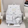 Mochila Nueva de Cuadros, Dulce Mochila Escolar para Estudiantes Universitarias, Bolso de Lona a Cuadros, Mochila de Viaje para Commuter de Nicho Ins