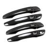 Adequado para 14-19 Citroen C4 PICASSO maçaneta de porta fivela padrão fibra de carbono decoração de mão