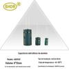 Capacitor eletrolítico de alumínio SHDR 1UF400V Volume 6*12MM pé de corte dourado verde de alta frequência conformação de trança processamento