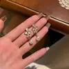 Brincos Minimalistas em Formato de Coração, Trevo e Pedra Olho de Gato, Moda de Nicho, Estilo Trendy de Influenciador, Brincos Versáteis de Alta Qualidade para Personalidade Feminina