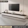Gabinete de TV de Chão para Sala de Estar, Uso Doméstico, Novo Modelo 2025, Estilo Moderno Minimalista de Luxo Leve, Gabinete de TV e Mesa de Centro para Apartamento Pequeno