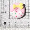 Rosquinha Estilo Chinês Criativa DIY Cola de Creme Capa de Celular Acessórios de Cabelo Presilha de Cabelo Sapato de Madeira Fivela de Sapato Acessórios Decorativos Atacado