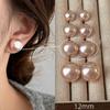 Aretes de Perla Rosa Sakura al Vapor Shijia con Cierre de Plata Esterlina 925 para Mujer Clips para Orejas Diseño de Nicho Aretes de Alta Gama