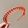 Diadema de corona alta estilo coreano, diadema de borde ancho, diadema para lavarse la cara con dientes, accesorio para el cabello de tela a cuadros de alta gama