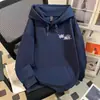 Sudadera con capucha de letras pesadas estilo americano para hombre, nueva marca de moda de alta calle 2026, sudadera holgada informal para hombre