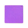Nuevos posavasos, salvamanteles, tapetes aislantes del calor para mesa, manteles individuales, vajilla de cocina, de silicona, gruesos, de colores de caramelo, redondos, de panal de abeja