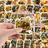 50/100 Piezas Lindas Pegatinas de Abejas Graffiti para Taza de Agua Teléfono Móvil Pegatinas Decorativas Impermeables Pegatinas Creativas de Abejas Venta al por Mayor