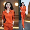 Conjunto Esportivo Casual para Mulheres Moda 2026 Primavera e Outono Elegante com Capuz Gola Alta Calça Wide-leg Conjunto de Duas Peças Comércio Exterior