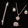 2024 Novo Conjunto de Pulseiras com Relógio Feminino Moda Diamante 5 peças/conjunto Temperamento Feminino Baita Relógio de Quartzo Mulheres