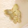 Moda Europea y Americana Insignia de Mariposa Dorada Broche Retro de Gama Alta Broche de Insecto Personalizado Amazon Transfronterizo