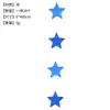 Nuevas Decoraciones Colgantes de Estrella de Cinco Puntas para el Primer Cumpleaños, Colgantes de Hilo de Papel, Decoraciones de Cinta para Fiesta de Cumpleaños, Banderines de Estrella