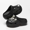Zapatos Transpirables con Agujeros para Mujer Ropa Exterior 2024 Verano Eva Dung Sense Plataforma Sandalias de Playa Antiolor con Aumento de Altura Chanclas con Agujeros