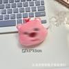 Touca de coelho fofa, boneca de pelúcia de castor de desenho animado, acessórios, broche grosso de peixe assado, decoração para bolsa, cachecol, chinelos