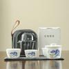 Juego de Té Portátil para Viaje Juego Pequeño Taza Rápida Estilo Camping al Aire Libre Tetera Kung Fu Regalo para Evento de Negocios Logo